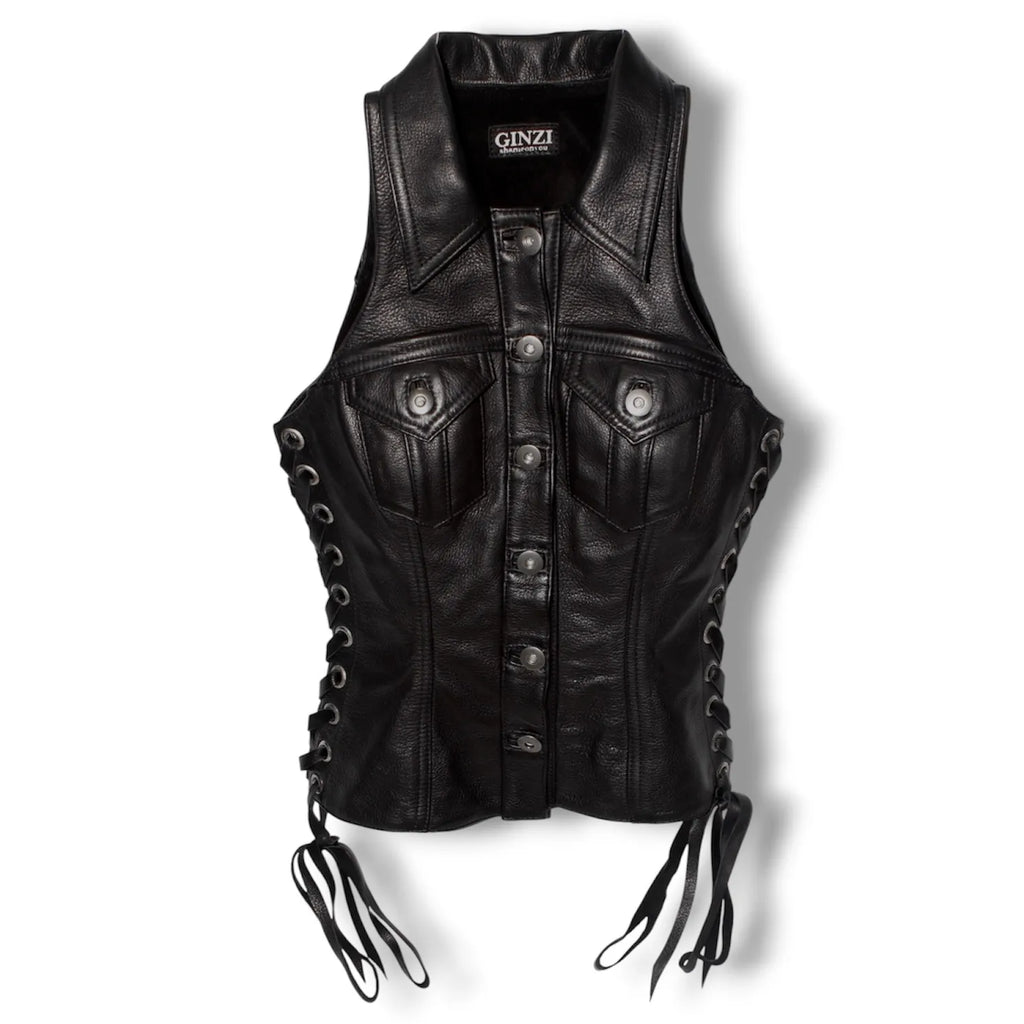 Trucker Leather Vest