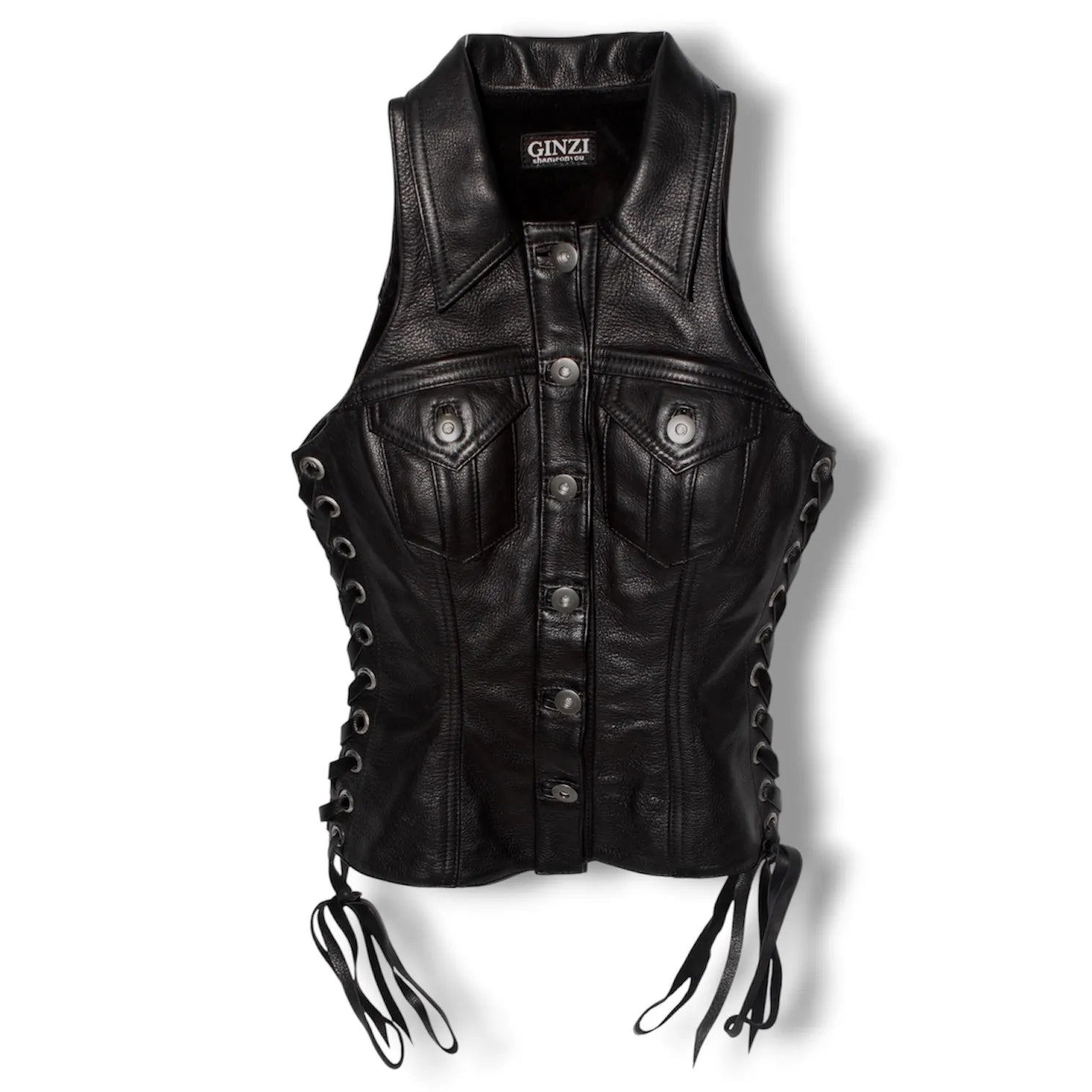 Trucker Leather Vest