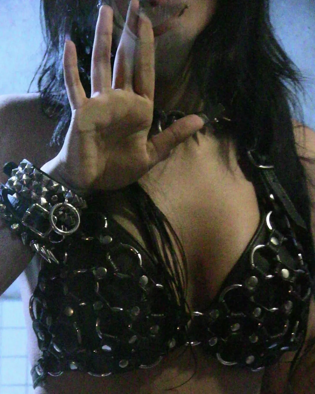 Leather Brassiere 4